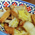 NEKOほっぺ's cooksnap of when they made めんつゆで♪さつま揚げと白菜のくったり煮.
