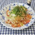 みかかめ's cooksnap of when they made トマトとオニオンスライスの和風サラダ.