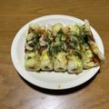 クックchitann's cooksnap of when they made お弁当に★お好み焼きなちくわ.