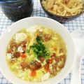 在宅勤務のおじさん's cooksnap of when they made なめこと崩し豆腐のかき玉あんかけスープ.