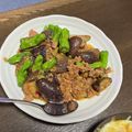 クロ８５'s cooksnap of when they made 夏☆茄子としし唐の肉味噌炒め.