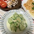 ぐりtoぐら's cooksnap of when they made きゅうり大量消費！胡瓜と味噌マヨ和え.