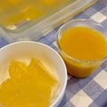 ヒロ♪エリ's cooksnap of when they made オレンジジュースの寒天ゼリー☆.