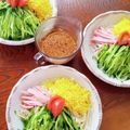 かおかおざえもん's cooksnap of when they made 焼肉のたれで♪バンバンジー風冷やしうどん.