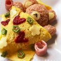 おーぶんおーぶん's cooksnap of when they made リラックマオムライス.