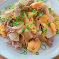 ☆３匹の子ぶた☆'s cooksnap of when they made 豚肉と大根のにんにく醤油炒め.