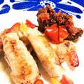 みやざき絵笛's cooksnap of when they made 美味しい ヘルシー 夏野菜の肉巻き.