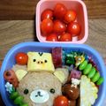 ぽんぽこり★'s cooksnap of when they made リラックマおにぎり＊キャラ弁.