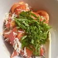 東湖さん's cooksnap of when they made トマトとしらすの大葉サラダ.