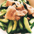 まめでぃ's cooksnap of when they made 豚バラときゅうりの中華風炒め.