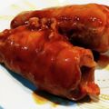 ★お結び☆'s cooksnap of when they made キャベツの豚肉巻きケチャップソース✿.