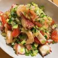 クリムポン's cooksnap of when they made たこと海老のセビーチェ.