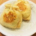 かなりんココりん's cooksnap of when they made サクッと！ごま風味キャベツ入り油揚げ.