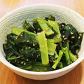 かなりんココりん's cooksnap of when they made 生ワカメ・小松菜のごまあえ♪.