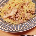 hitomi♪＊'s cooksnap of when they made ツナとキノコパスタが絶品！ボスカイオーラ.