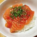 Eitoまま's cooksnap of when they made ジップロックで簡単！サーモン漬け.