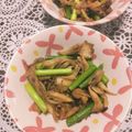 みちばたの花's cooksnap of when they made にんにくの芽ときのこの絶品ソテー♪.
