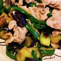 くみちょ～～'s cooksnap of when they made なすとピーマンと豚バラ肉の生姜焼き炒め.