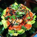 飲んだくれよーちゃん's cooksnap of when they made ごま油香る！アボカドキムチ.