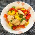 emiiem's cooksnap of when they made 簡単！パプリカと鳥むね肉の甘酢炒め♪.