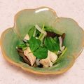 桜月❀咲良mommy's cooksnap of when they made *常備菜*きくらげ＆豆苗＆春雨サラダ♡.