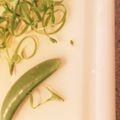 ame-ikuru's cooksnap of when they made スナップえんどうの筋の取り方( *´艸).