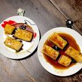 s06007's cooksnap of when they made 揚げ出し豆腐にパリッとシソ★.