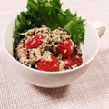 クックHG9V8Y☆'s cooksnap of when they made ミニトマトとツナのマヨ胡麻和え.