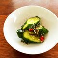 bonj's cooksnap of when they made 塩麹で手間は簡単1分★キュウリの漬物☆.