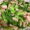 あんみ☆☆'s cooksnap of when they made ☆チンゲンサイと豚肉の安い～おかず☆.