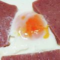 ﾋﾟﾛﾐ♡'s cooksnap of when they made 朝食まで１分半！！レンジでハムエッグ☆.