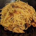 しらたまこむぎ's cooksnap of when they made ケチャップが決め手♪豚の生姜焼きパスタ.
