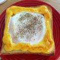 LoveBTSJK♡'s cooksnap of when they made 朝食☆ラピュタ風とろーり玉子のトースト.