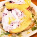 kurozata's cooksnap of when they made 丸ごと桃の韓国発祥デザート♡グリークモモ.