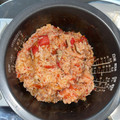 あゆうさぎ's cooksnap of when they made 丸ごとトマトとしらすの和風炊き込みご飯.