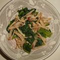 白いぐれーぷ's cooksnap of when they made 美味しいなめたけ♪青菜で和えて❀.