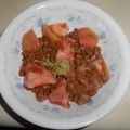 白いぐれーぷ's cooksnap of when they made トマト納豆☝アレンジ.