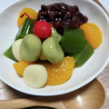 こずぽん☆'s cooksnap of when they made 抹茶の白玉あんみつ.