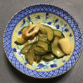 クックCSO3QE's cooksnap of when they made おばけきゅうりとちくわのおかか炒め.