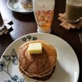 negoo's cooksnap of when they made 朝ランチに！しっとりライ麦粉ホットケーキ.