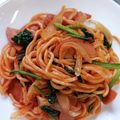 ムーミン☆ママ's cooksnap of when they made ギョニソと野菜のナポリタン439kcal.