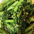 ふぁんころ's cooksnap of when they made 春菊の胡麻和え.