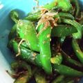 ちぃにゃん28号's cooksnap of when they made 麺つゆで簡単　ピーマンのきんぴら.