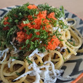 さんごりあす's cooksnap of when they made 塩昆布・とびっこ・しらすの極旨和風パスタ.