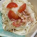 じゅりとめい's cooksnap of when they made さっぱりトマトツナそうめん！.