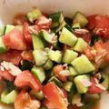 花ママちゃん❀'s cooksnap of when they made トマトときゅうりのまぜまぜサラダ.