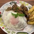 ej0692's cooksnap of when they made m茄子とひき肉のエスニックバジル炒め.
