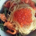 びたみん☆'s cooksnap of when they made おはしで食べる和風冷製パスタ.