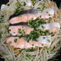 名月。's cooksnap of when they made 生鮭のフライパン蒸し(塩レモン蒸し).