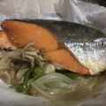mana634's cooksnap of when they made ★レンジで塩鮭と野菜の酒蒸し　*Yｍ*.
